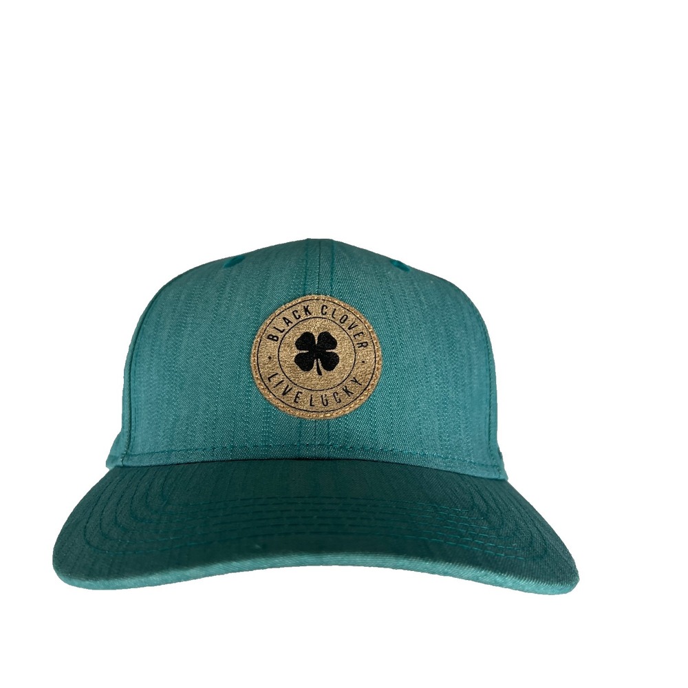 Black Clover Top Golf Hat Strap Back Adjustable Green‎ Embroidered Baseball Cap